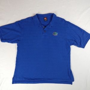 Florida Gators Polo Shirt By Nike Team Sz L